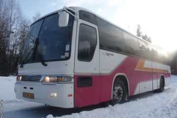 Туристический автобус Kia Grandbird белый