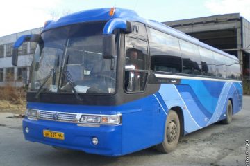 Туристический автобус Kia Grandbird синий